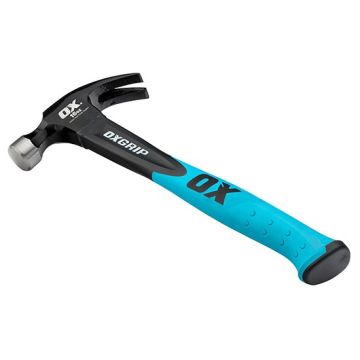 Ox T081216 Trade 16oz Fibreglass Handle Claw Hammer