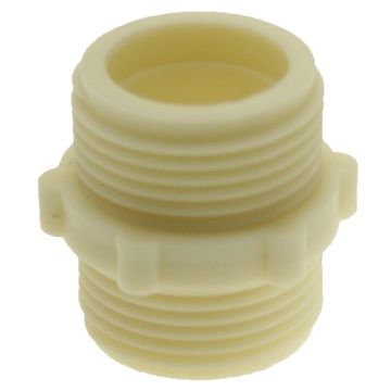 Embrass 392525 Plastic Inlet Hose Connector - 3/4" Male BSP x 3/4" Male BSP