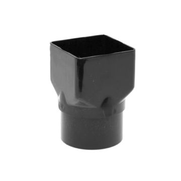 Polypipe RH720 117mm x 75mm Sovereign Gutter Round to Square Pipe Adaptor