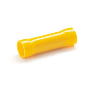 Pre-Insulated Butt Connector Yellow - I/D 6.8mm Pack 100