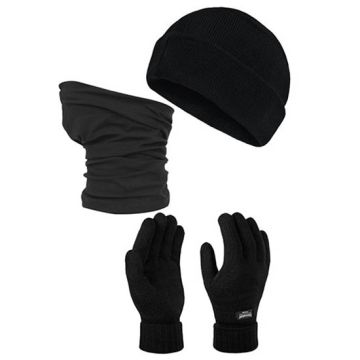 Regatta Winter Accessory Pack (3 Pack) - Black