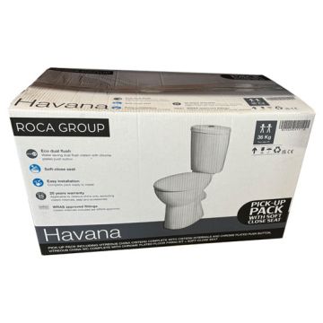 Roca Havana Toilet Pick-Up Pack With Soft Close Seat