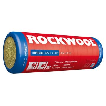 Rockwool Thermal Insulation Twin Roll - 2750 x (2 x 1200mm) x 100mm
