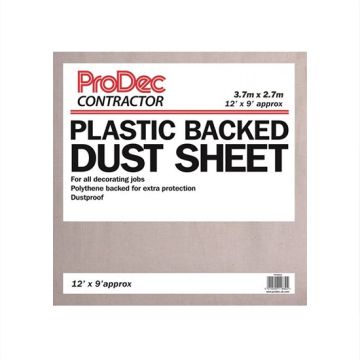 Rodo ProDec 12 x 9 Ft Plastic Backed Dust Sheet