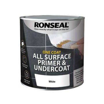 Ronseal One Coat All Surface White Primer - 750ml