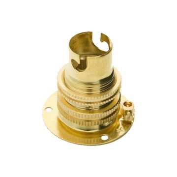 A98 SBC Brass Lampholder Batten Type Shade Ring