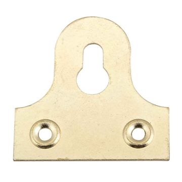 Select 027405N Electro Brass 25mm Glass Plate - Pack of 4
