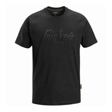 Snickers 2590 Logo T-Shirt - Black