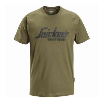 Snickers 2590 Logo T-Shirt Green