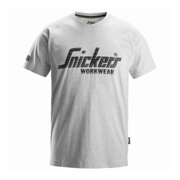 Snickers 2590 Logo T-Shirt - Light Grey