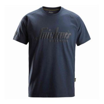 Snickers 2590 Logo T-Shirt - Navy