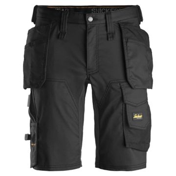 Snickers 6141 All Round Work Stretch Shorts - Black