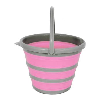 Spear & Jackson BUCKETP Collapsible Pink Bucket 
