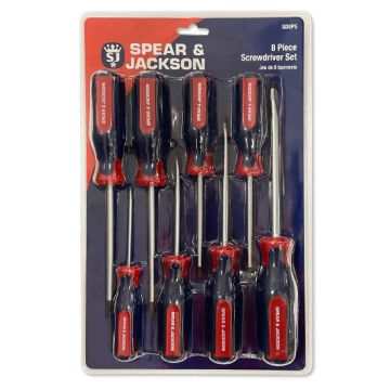 Spear & Jackson SD8PS 8 Piece Screwdriver Set