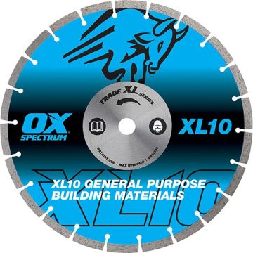 Spectrum OX XL10-105/16 105mm General Building Materials Diamond Disc – 16mm Bore