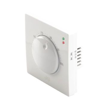 Speedfit Under Floor Heating Dial Room Thermostat 230v White - JGSTAT1