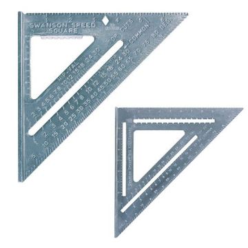 Swanson SW1201K Speed Square Twin Pack 7" & 12"