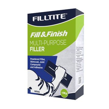 Filltite F18361 Fill & Finish Multi-Purpose White Filler - 15kg