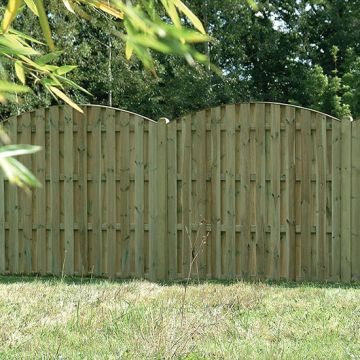 Timber Double Sided Paling Fence Panel - 1830mm Wide
