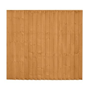 Timber Garden Vertical Close Boarded Fence Panels - 6 Foot Wide