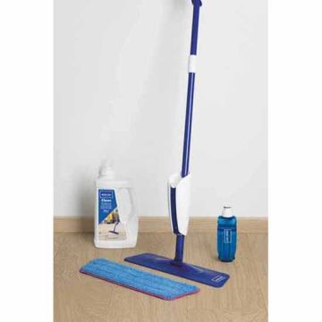 Quick-Step Cleaning Kit (Adjustable Handle Spray Mop & Head, 1ltr Cleaner) QSSPRAYKIT