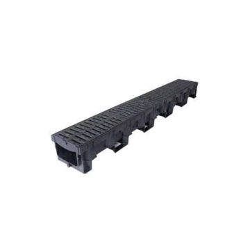 ACO Hexdrain® 1mtr Plastic Channel B125 with Composite Grating (11019)
