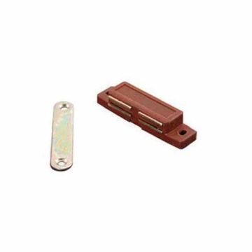 Select 001955N Brown Magnetic Catch - 48mm x 19mm x 15mm