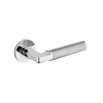 Zoo Hardware ZPZ030CPSS Milan Dual Chrome Lever On Screw On Rose
