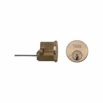 Yale Replacement Cylinder P1109 Brass Finish