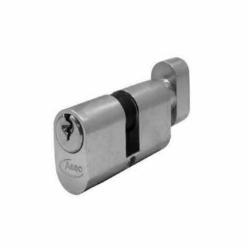 AS1175 Oval Cylinder, Key and Turn 5P 30/10/30 70mm - NP