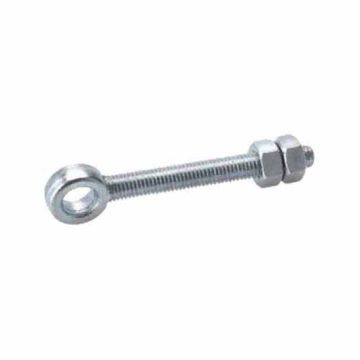 This Eliza Tinsley Adjustable Gate Eye & 2 Nuts 6" Long to suit 1/2" Pin 8247-064 Zinc Plated is used for hanging metal gates.