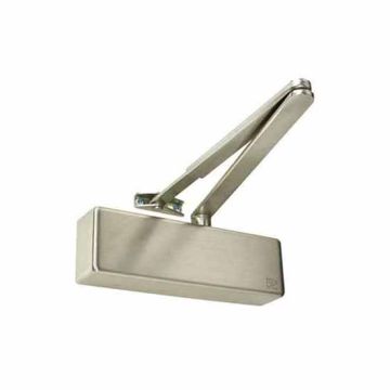 Rutland TS3204-SNPSNP - Power Size 3 - 2Hr Fire Rating - Satin Nickel Cover and Arm