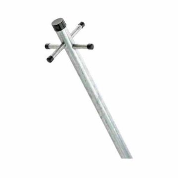 Walsall 2.4mtr Galvanised Cross Pin Clothes Post With Socket