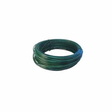 Henry Shaw Green PVC Coated Wire - 25 Metres x 3.15 / 2.5mm