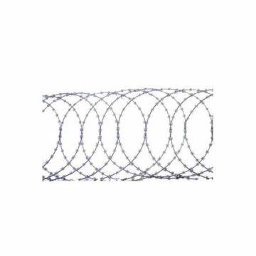 Henry Shaw Galvanised Razor Wire Coil - 8 to 10 Metre Coil