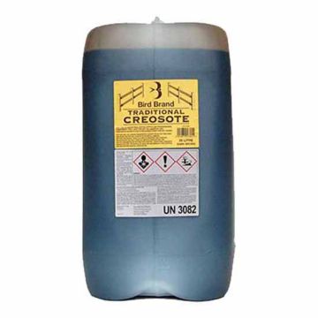 Birdbrand 25Ltr Traditional Dark Brown Creosote (Trade or Professional Use Only)