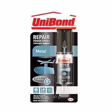 Unibond Repair 5 Minute Power Epoxy Metal 25ml Blister Pack 952567