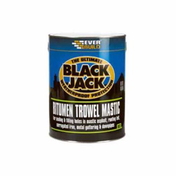 Everbuild Black Jack 903 Bitumen Trowel Mastic - 5 Litres