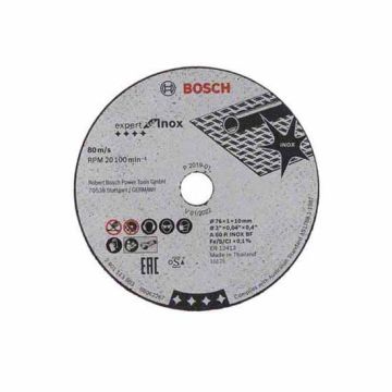 Bosch 2608601520 76 x 1.0mm Metal cutting Discs for GWS12V-76 (pack of 5)