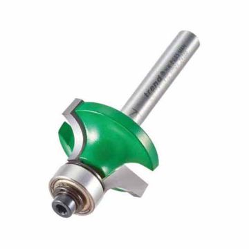 Trend Craftpro C077X1/4 Bearing Guided Round Over/Ovolo Cutter - 7.9mm Radius