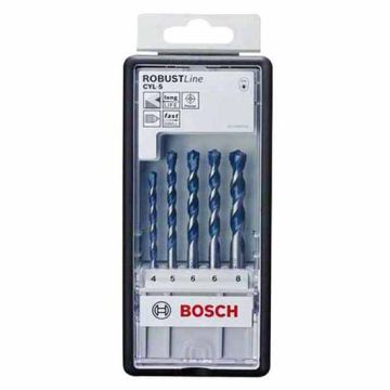 Bosch 2 608 588 165 Robust 5pce CYL-5 Concrete Drill Bit Set