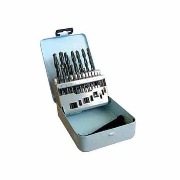Taylor Tools 74019 19pc HSS Drill Bit Set in Metal Box (1-10mm)