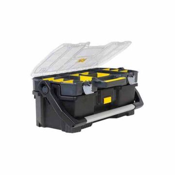 Stanley 1-97-514 24" Toolbox With Tote Tray Organiser