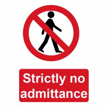 'Strictly No Admittance' (0608)