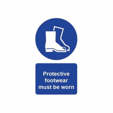 ‘Protective Footwear Must be Worn' (0016)