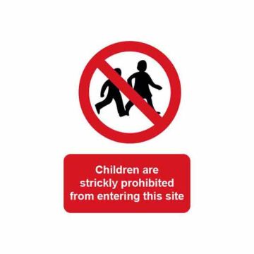 'Children Are Strictly Prohibited From Entering This Site' (0602)