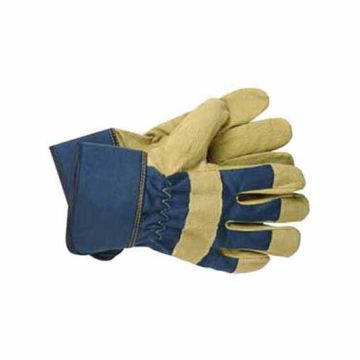 Yellow Cowhide Rigger Gloves