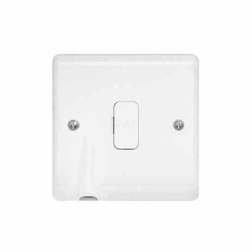 Contactum A2365 Aspire Moulded 13A Unswitched Connection Unit with Flex Outlet White