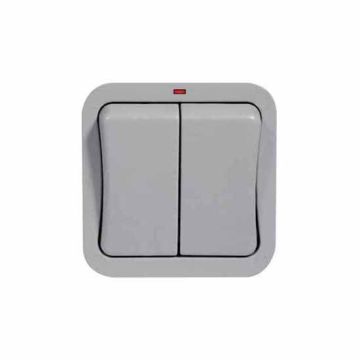BG Storm WP42 2 Gang 2 way 20A Weather Proof Switch - IP66