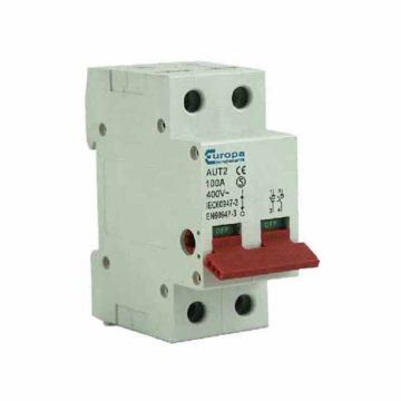 Europa ISO100-2 100A Double Pole Mainswitch/Isolator